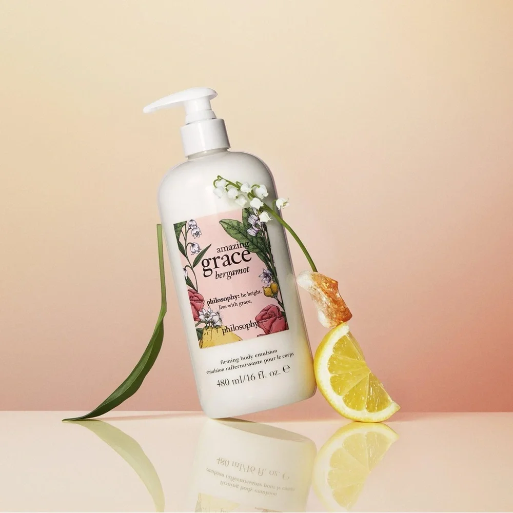 Philosophy AMAZING GRACE BERGAMOT Firming Emulsion 16 Oz in Pump Bottle SEALED!